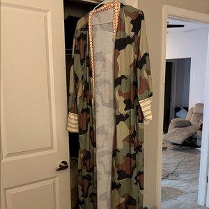 Camouflage Long Robe